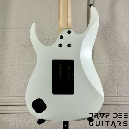 Ibanez Prestige RG653DX Electric Guitar w/ Case - White Flat