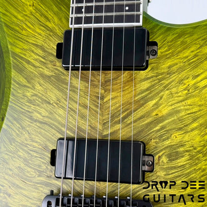 Dunable USA Custom Shop Yeti 7 7-String Electric Guitar w/ Case - Nuclear Burst