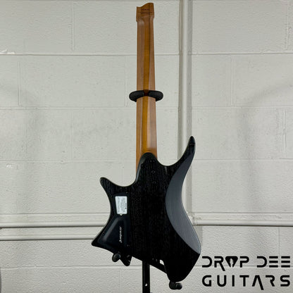 Strandberg Boden Original N2.7 7-String Multiscale Headless Electric Guitar w/ Bag - Black Denim Burst Satin