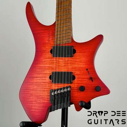 Strandberg Boden Original N2.6 Multiscale Headless Electric Guitar w/ Bag - Sunset Coral Burst Satin