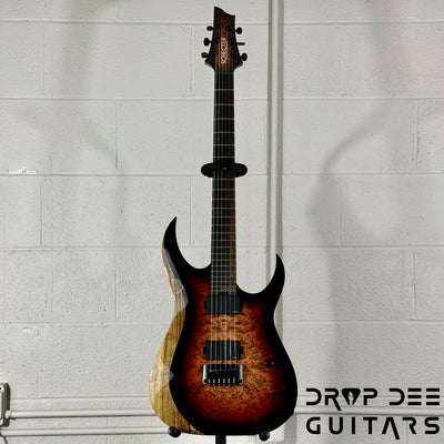 Schecter Custom Shop Sunset Extreme 6 Prototype Electric Guitar w/ Case - Bronze Burst