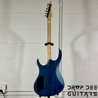 Balaguer DDG Exclusive Run Diablo Baritone Electric Guitar w/ Bag (1051) - Island Burst