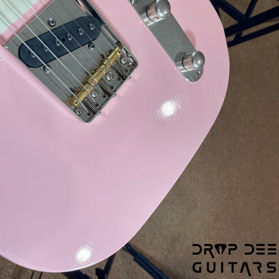 Schecter Custom Shop PT Wembley Studio Electric Guitar w/ Case - Shell Pink Aged Nitro