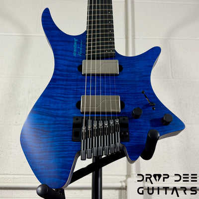 Strandberg Boden Prog NX 7 Headless Multiscale 7-String Electric Guitar w/ Bag - Deep Blue