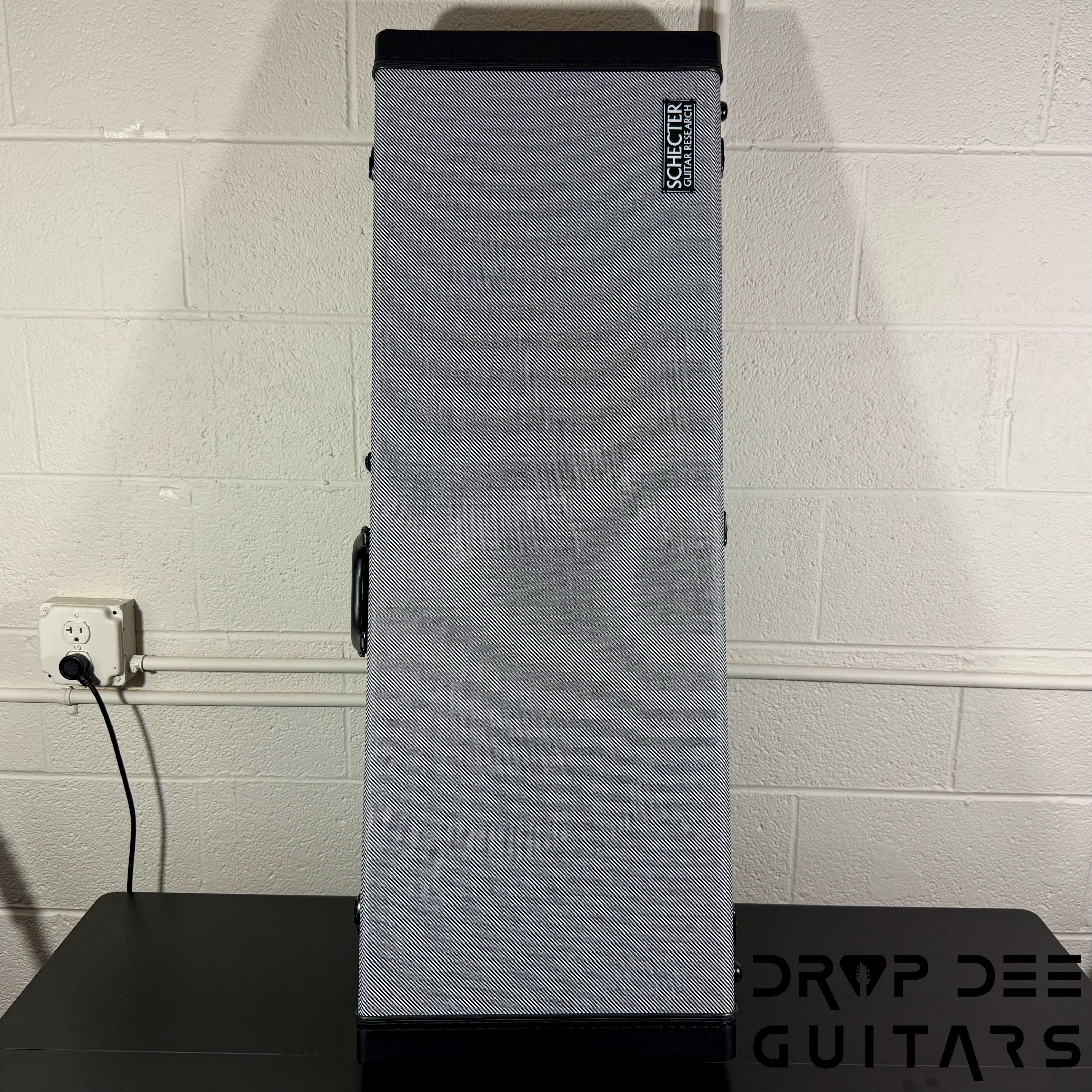 Schecter USA Custom Shop John Browne Signature Zenith Electric Guitar w/ Case - Fracture White