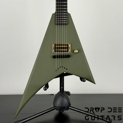 Jackson USA Custom Shop Special Edition Rhoads Electric Guitar w/ Case - Army Drab Green
