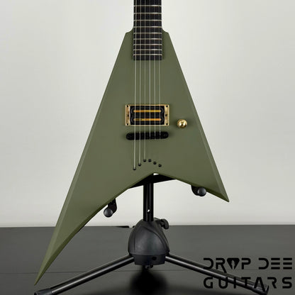Jackson USA Custom Shop Special Edition Rhoads Electric Guitar w/ Case - Army Drab Green