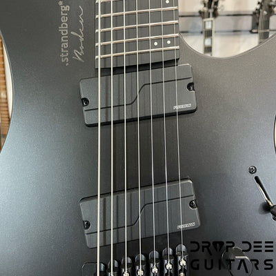 Strandberg Boden Metal NX 7 Multiscale Headless 7-String Electric Guitar w/ Bag - Black Granite