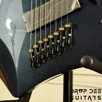 Ibanez Alpha A528 Multiscale 8-String Electric Guitar w/ Bag - Iron Pewter