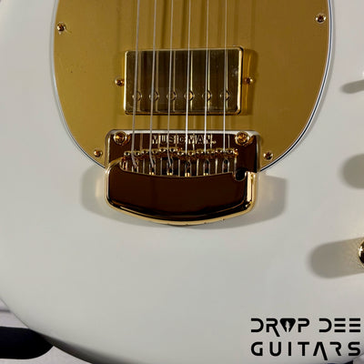Ernie Ball Music Man Cory Wong StingRay II Deluxe Electric Guitar w/ Case - Polaris White