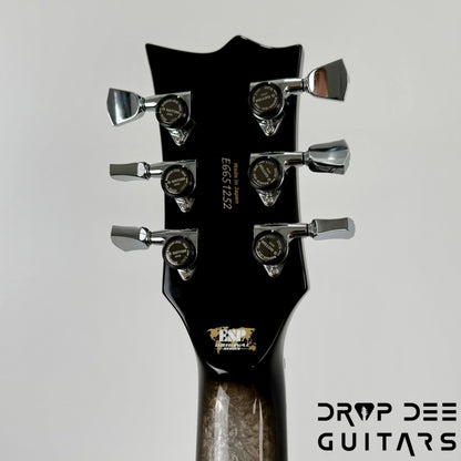 ESP Original Series Eclipse Custom Electric Guitar w/ Case - Silver Liquid Metal Burst