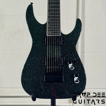 ESP LTD M-1007 Baritone Evertune 7-String Electric Guitar w/ Bag - Granite Sparkle
