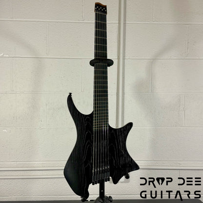 Strandberg Boden Singularity NX 7 Pitch Black 7-String Multiscale Headless Electric Guitar w/ Bag - Pitch Black