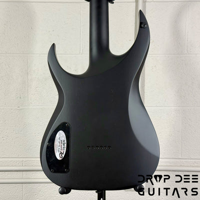 Schecter Diamond Series Keith Merrow KM-6 MK-III EX Baritone Electric Guitar - Satin Black Open Pore