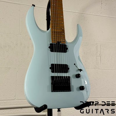 Jackson Pro Series Misha Mansoor Signature Juggernaut ET7 Evertune 7-String Baritone Electric Guitar w/ Case - Gulf Blue