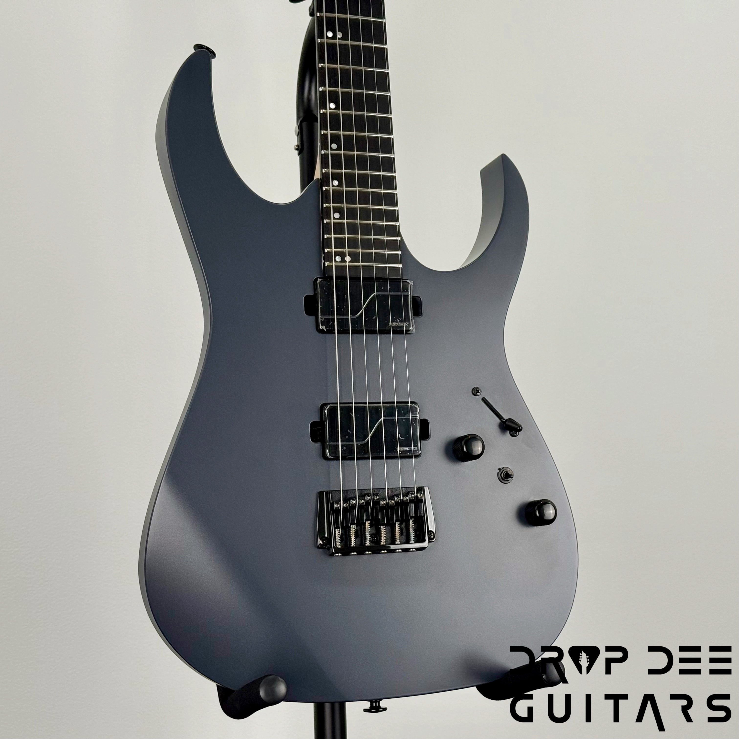 Ibanez Prestige RGR5121RB Electric Guitar w/ Case - Gray Metallic Flat