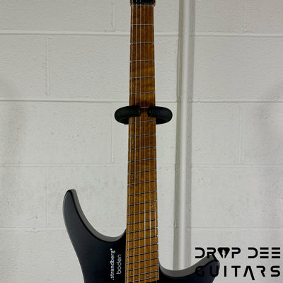 Strandberg Boden Standard N2.6 Multiscale Headless Electric Guitar w/ Bag - Black Satin Metallic