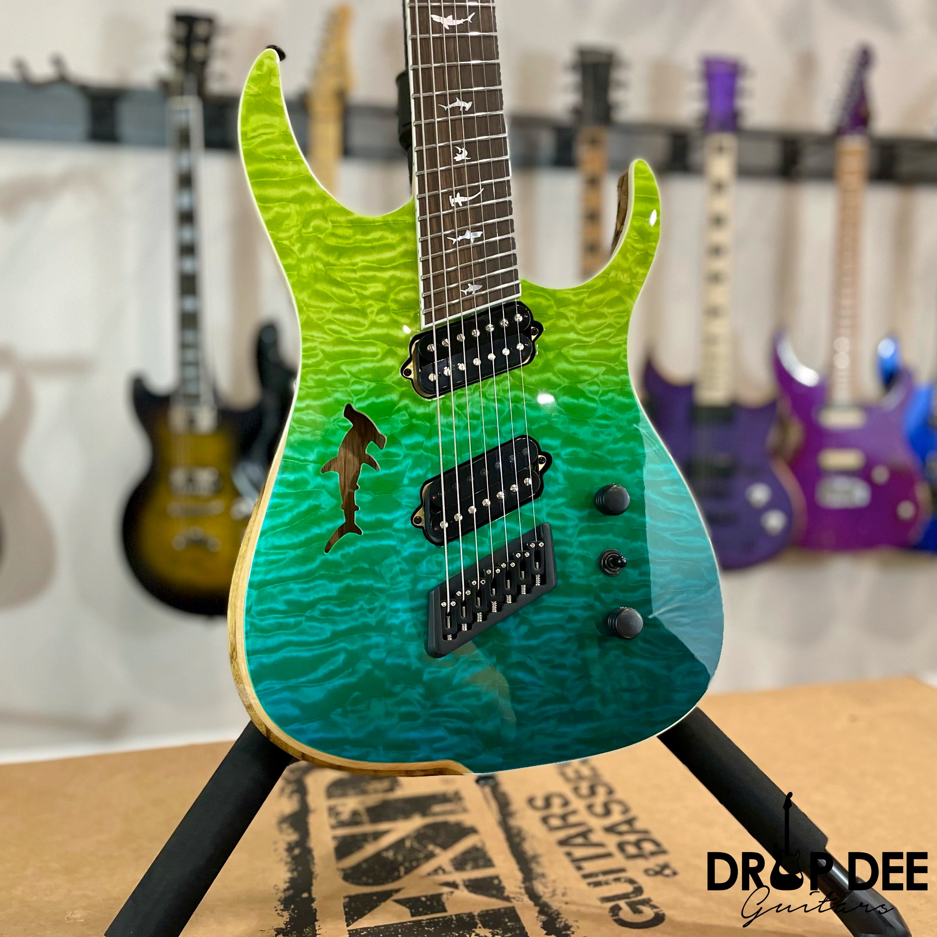 Ormsby Hype GTR Limited Edition Shark 7-String Electric Guitar w/ Bag