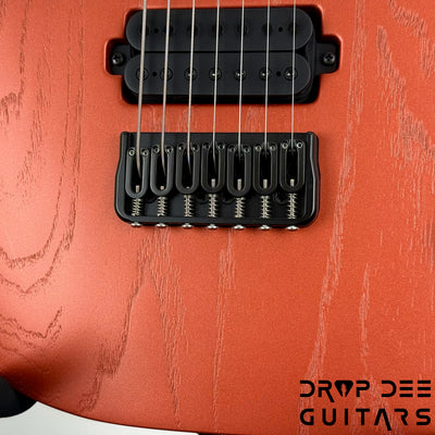 Mayones Duvell DT 7 7-String Baritone Electric Guitar w/ Case - Monolith Metallic Copper