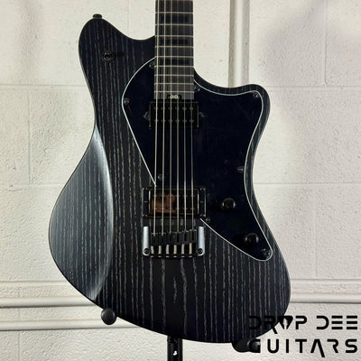 Balaguer 10th Anniversary Espada Modern Baritone Electric Guitar w/ Case - Rustic Black Satin