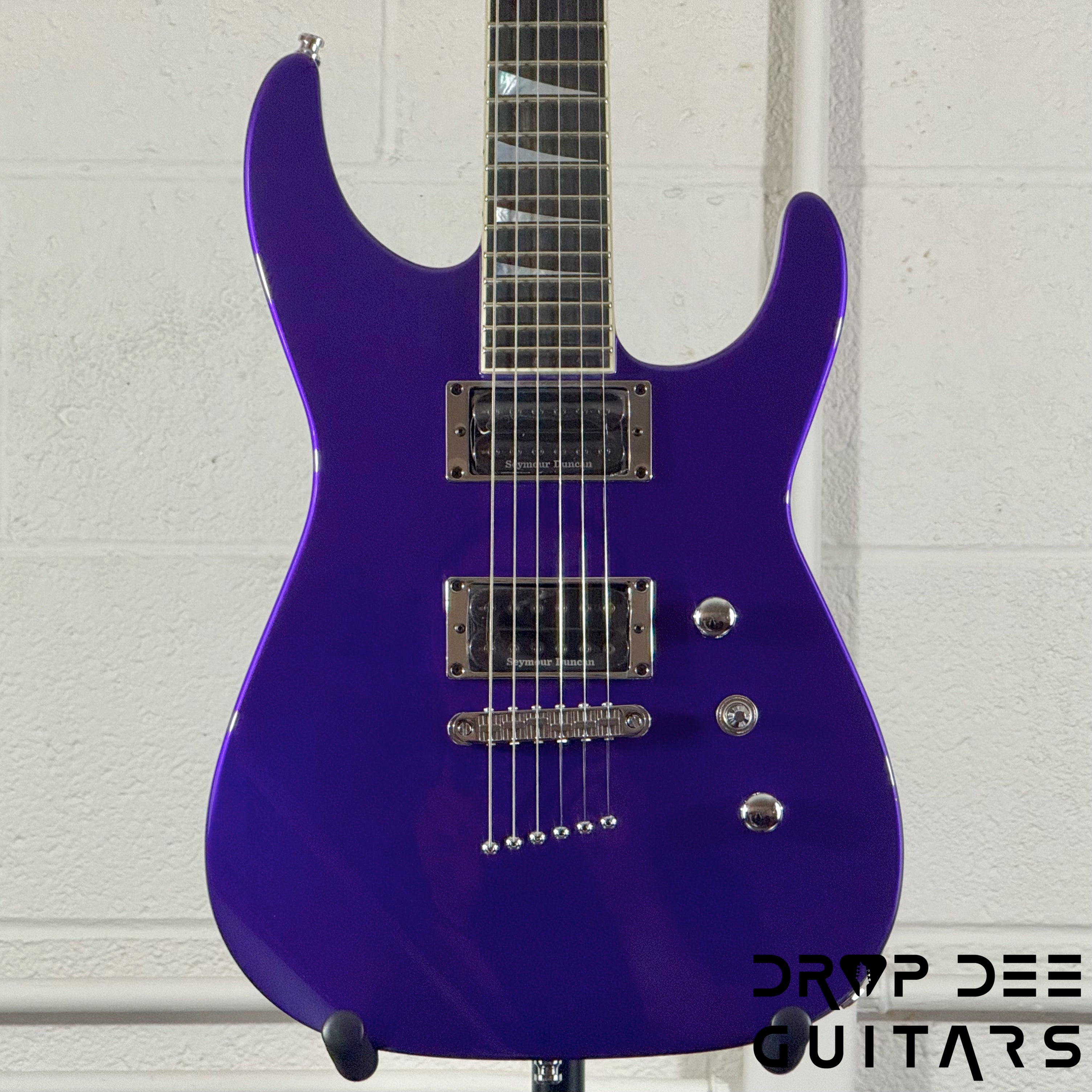 Jackson Custom Shop Soloist 2H TOM Electric Guitar w/ Case - Purple Metallic