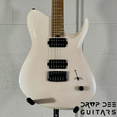 Balaguer USA Series Seraph Modern Electric Guitar w/ Case (424) - Gloss Metallic Jewel White