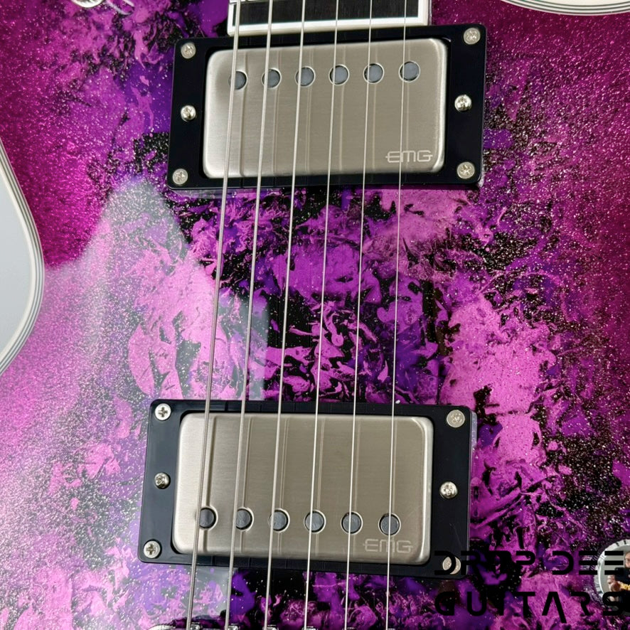 ESP Original Series Eclipse Custom Electric Guitar w/ Case - Purple Peel