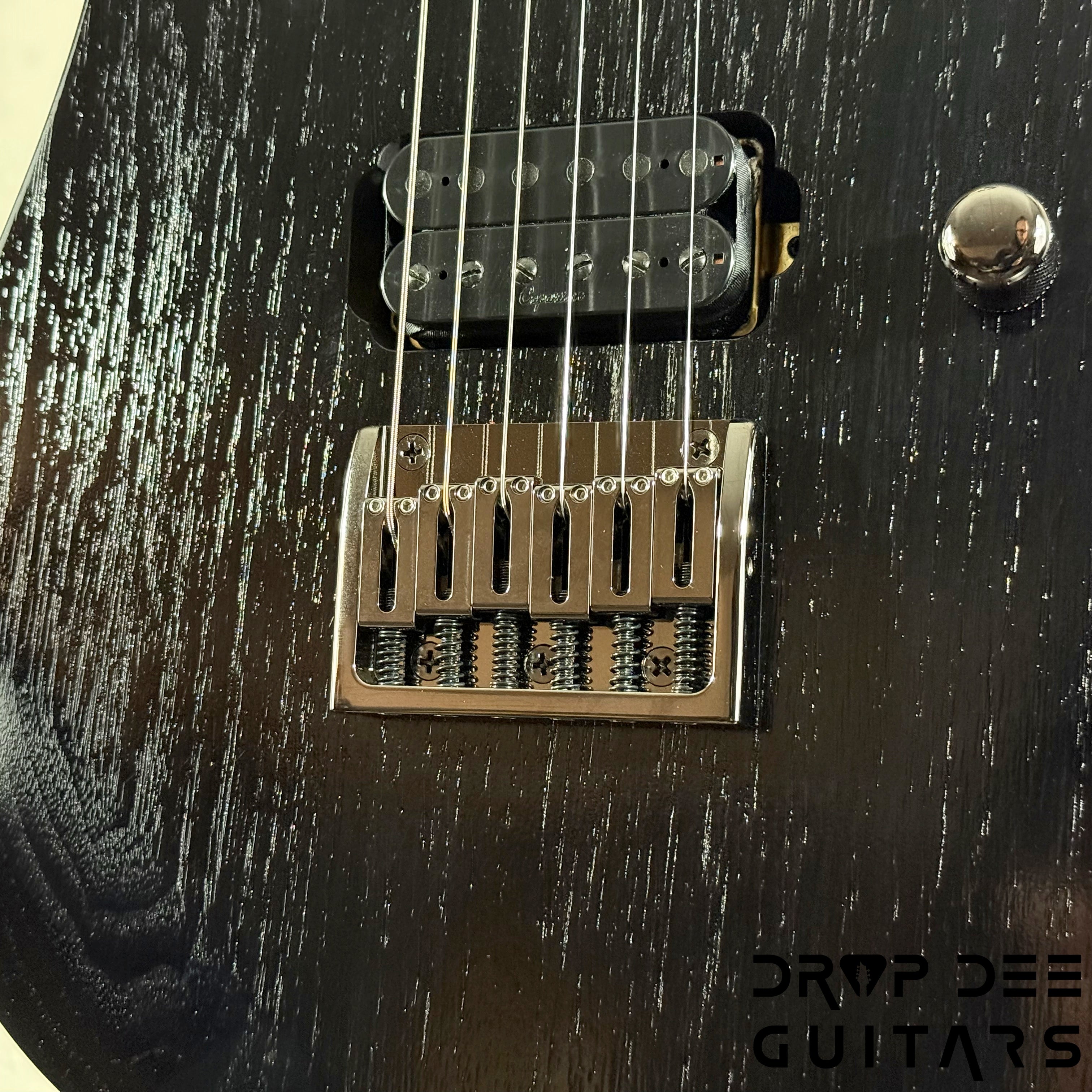 Caparison Horus-WB-FX MF Electric Guitar w/ Bag - Transparent Charcoal Black