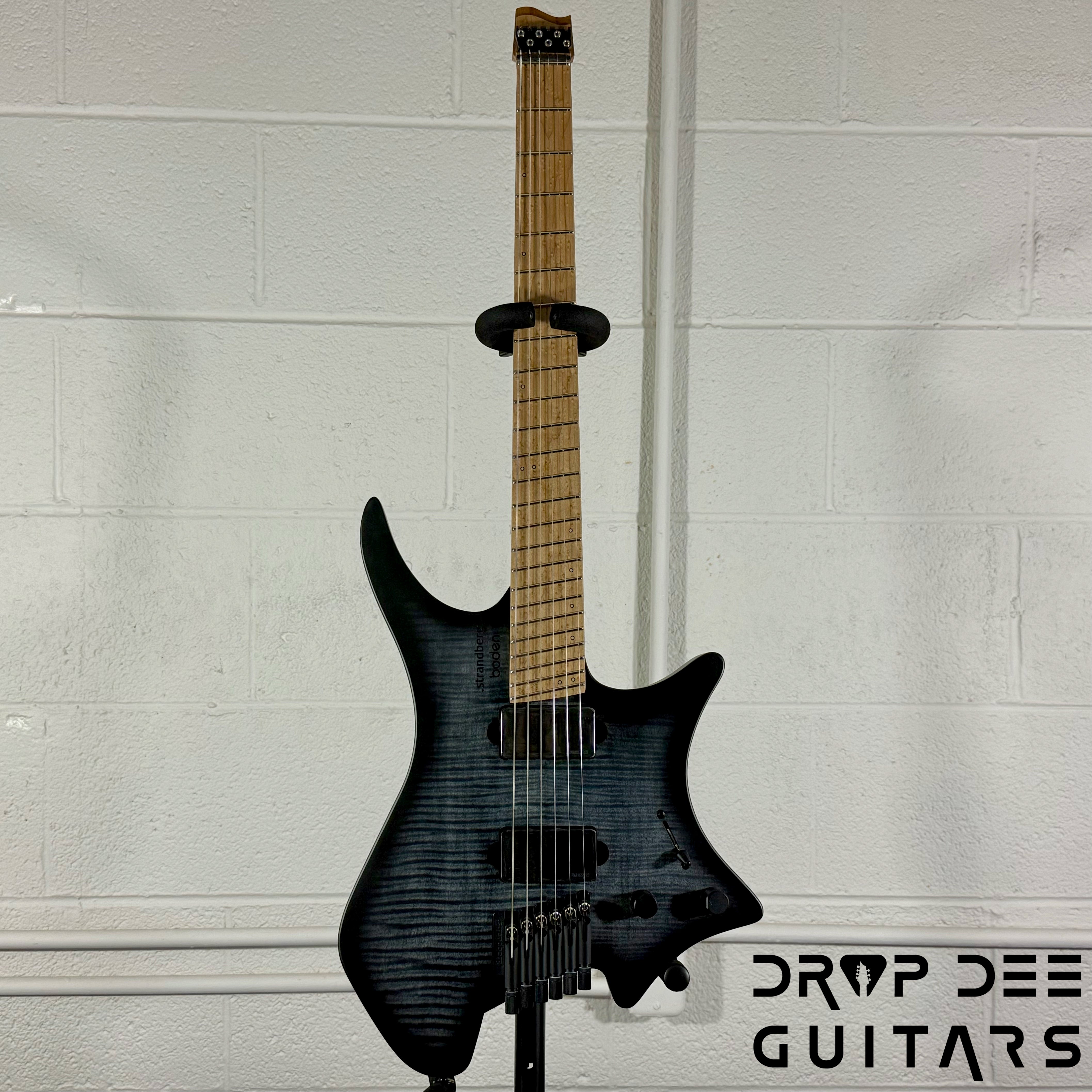 Strandberg Boden Original N2.6 Multiscale Headless Electric Guitar w/ Bag - Black Denim Burst Satin