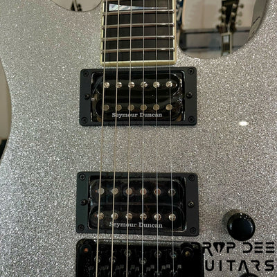 Jackson Custom Shop Soloist FR Electric Guitar w/ Case - Silver Sparkle