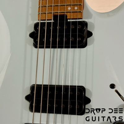 Jackson Pro Series Misha Mansoor Signature Juggernaut ET7 Evertune 7-String Baritone Electric Guitar w/ Case - Gulf Blue