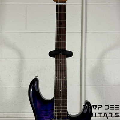 Ernie Ball Music Man Luke 4 HH Electric Guitar w/ Case - Grape Slushie