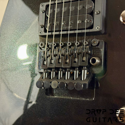 Caparison Dellinger II Prominenace MF Electric Guitar w/ Bag - Trans Spectrum Black