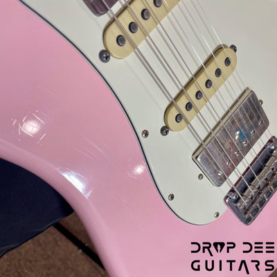 Schecter Custom Shop Traditional Wembley HSS Electric Guitar w/ Case - Shell Pink Aged Nitro