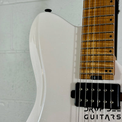 Balaguer USA Series Seraph Modern Electric Guitar w/ Case (324) - Gloss Metallic Jewel White