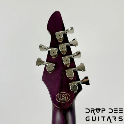 Dunable USA Custom Shop Asteroid 7 7-String Electric Guitar w/ Case - Trans Purple