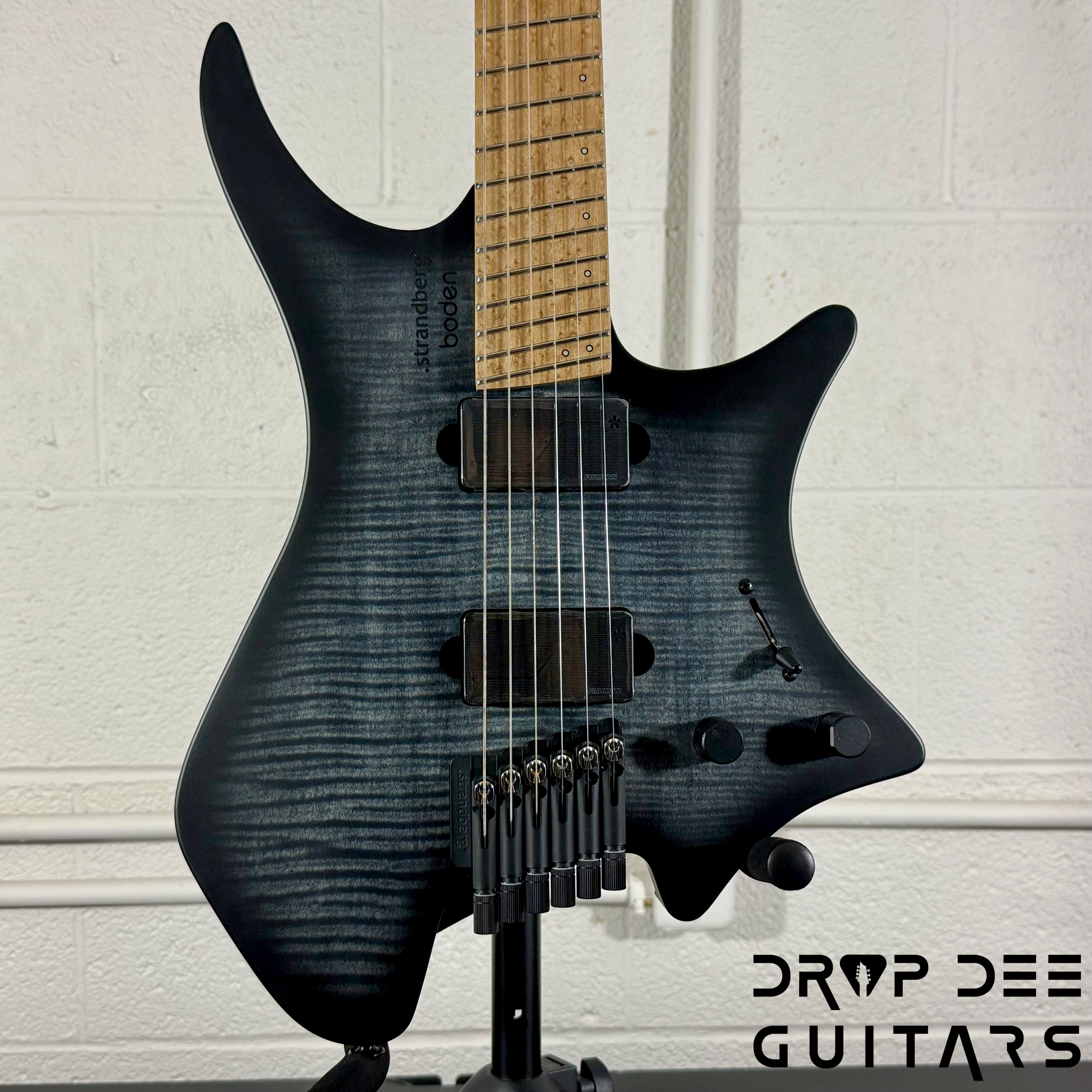 Strandberg Boden Original N2.6 Multiscale Headless Electric Guitar w/ Bag - Black Denim Burst Satin