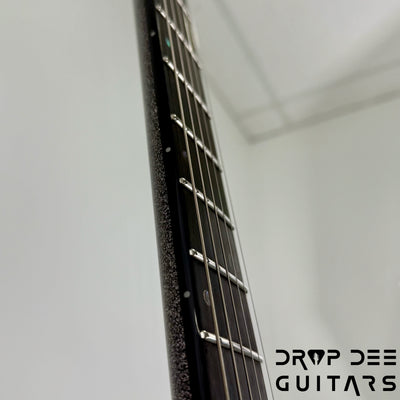 ESP USA V-II FR Electric Guitar w/ Case - Black Sparkle