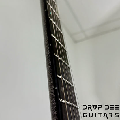 ESP USA V-II FR Electric Guitar w/ Case - Black Sparkle