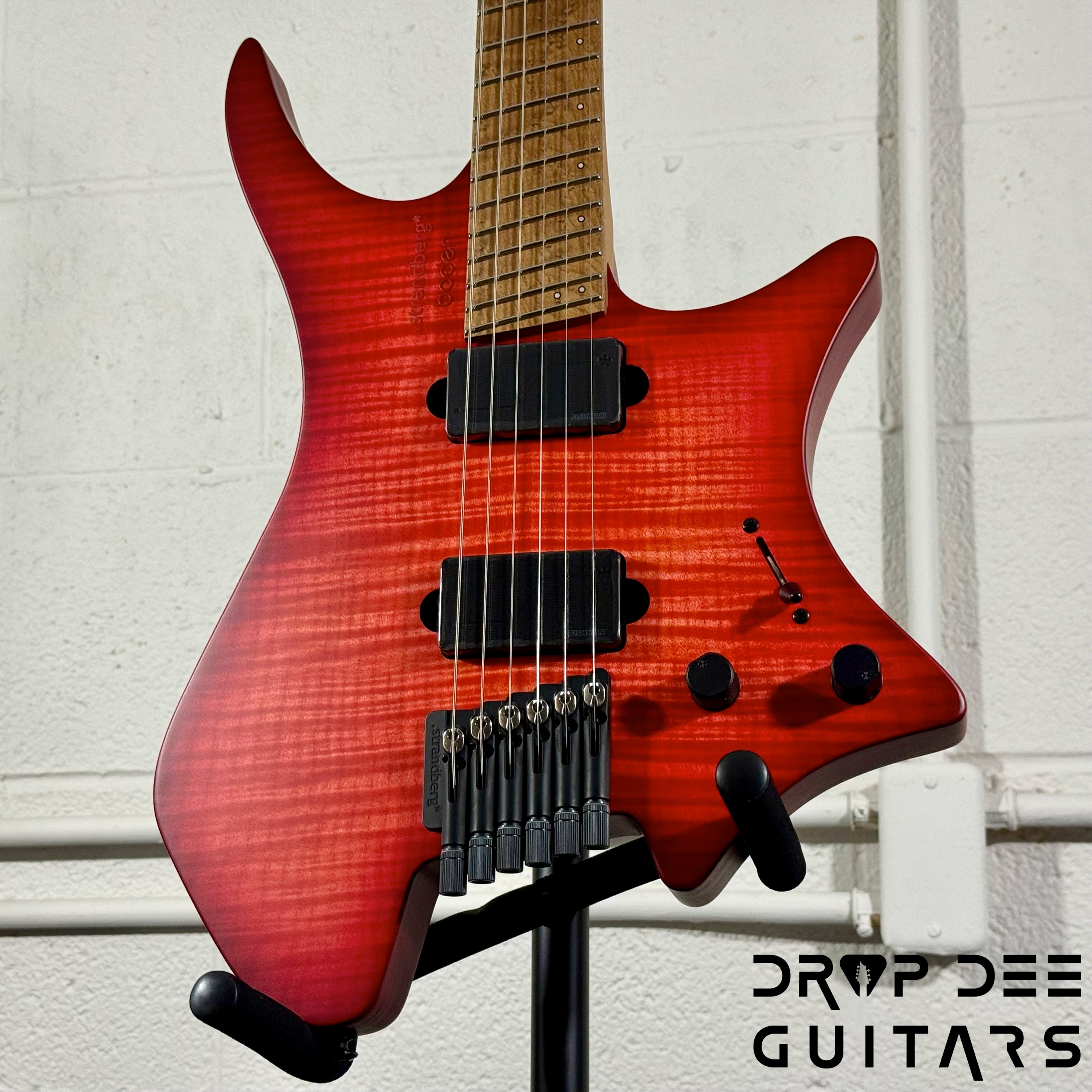 Strandberg Boden Original N2.6 Multiscale Headless Electric Guitar w/ Bag - Sunset Coral Burst Satin
