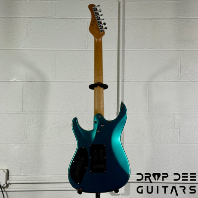 Mayones Aquila Aged V24 S 6 Electric Guitar w/ Case - Monolith Metallic Neon Green Nitro (Aged)