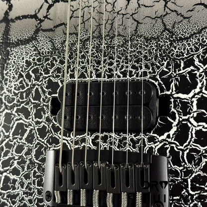 Schecter USA Custom Shop John Browne Signature Zenith 7 Baritone 7-String Electric Guitar w/ Case - Fracture White