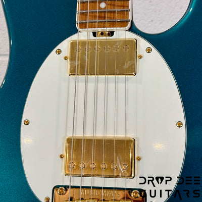 Ernie Ball Music Man Cory Wong StingRay II Deluxe Electric Guitar w/ Case - Pine Green