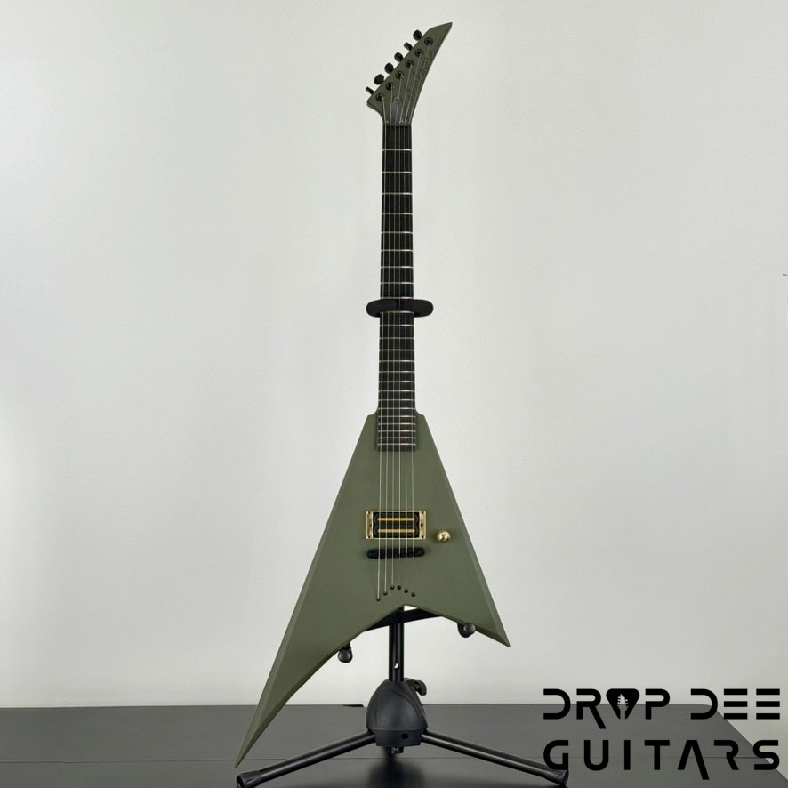 Jackson USA Custom Shop Special Edition Rhoads Electric Guitar w/ Case - Army Drab Green