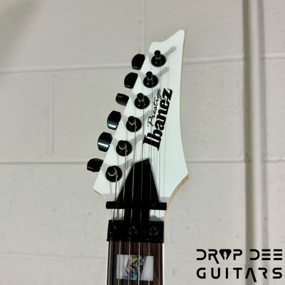 Ibanez Prestige RG653DX Electric Guitar w/ Case - White Flat
