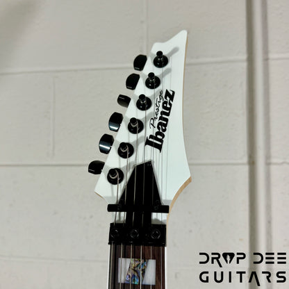 Ibanez Prestige RG653DX Electric Guitar w/ Case - White Flat