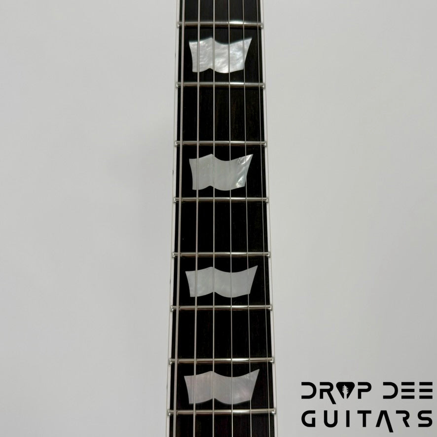 ESP Original Series Eclipse Custom Electric Guitar w/ Case - Silver Liquid Metal Burst