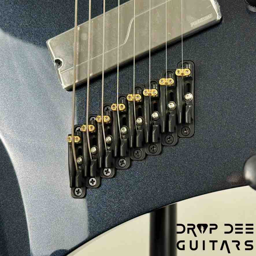Ibanez Alpha A528 Multiscale 8-String Electric Guitar w/ Bag - Iron Pewter