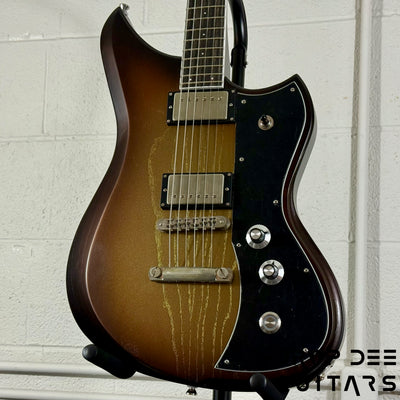 Dunable USA Custom Shop Yeti Baritone Electric Guitar w/ Case - Gold Burst