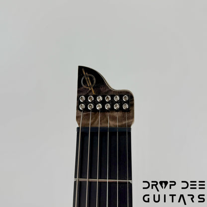 Infinia Neptune Headless Electric Guitar w/ Bag - Obsidian Black